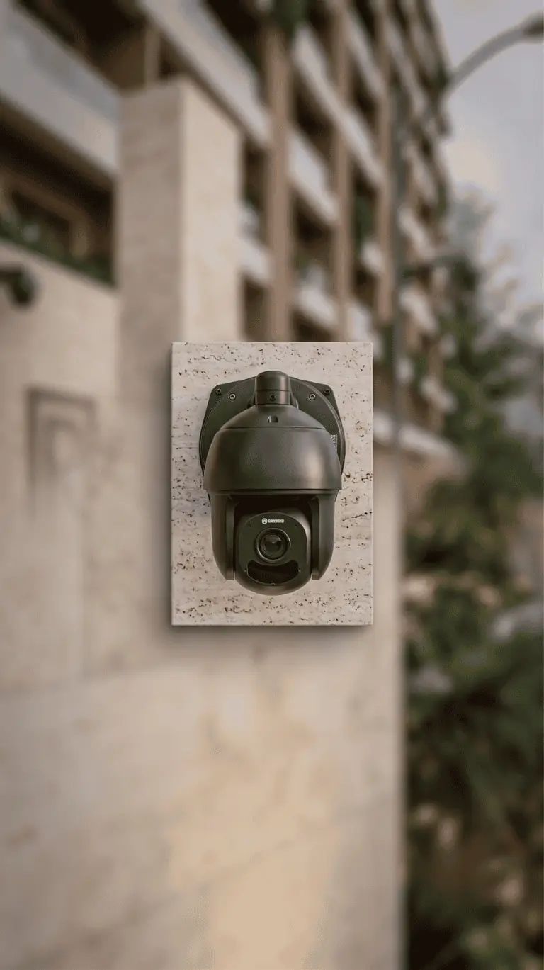 Rizmir Cadde 7/24 güvenlik kamerası — site girişi